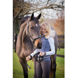 Casaco acolchoado New Roge Pénélope Azul / cinza