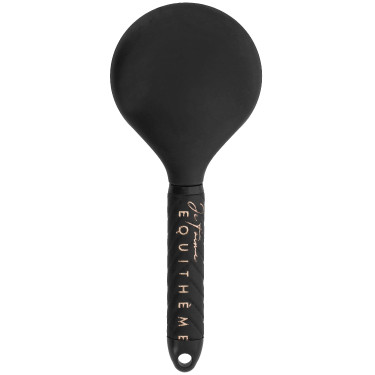 Escova para crinas Je t'aime Equithème Edição Limitada Preto / ouro rosa