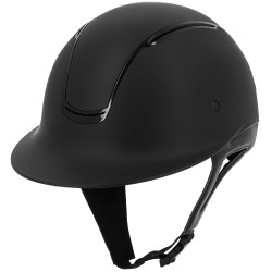 Capacete Equithème Soazy preto mate brilhante