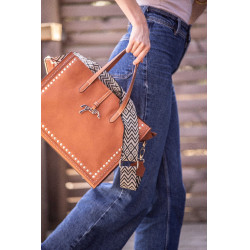 Mala Pénélope Naily Romane Conhaque Castanho