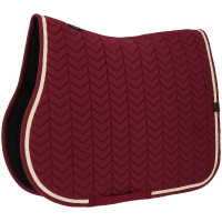 Manta de sela Equithème Softypop Bordéus Bordô Manta de sela Equithème Softypop Bordéus Bordô