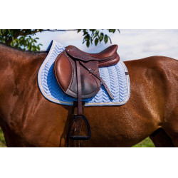 Manta de sela Equithème Softypop Céu Azul