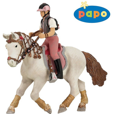 Figura jovem cavaleira PAPO Figura jovem cavaleira PAPO