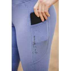 Pull-on Equithème Flora com fundo de silicone Violeta