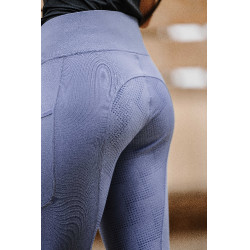Pull-on Equithème Flora com fundo de silicone Violeta