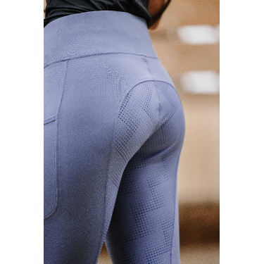 Pull-on Equithème Flora com fundo de silicone Violeta