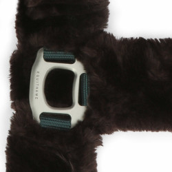 Caveção Equithème Teddy Verde / marrom