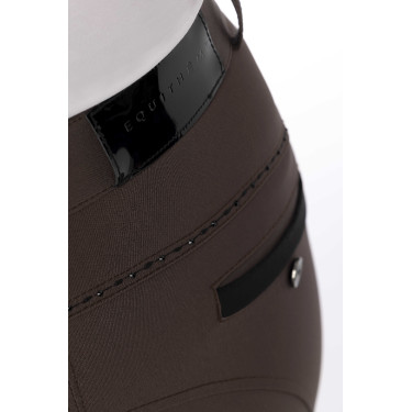 Calça Equithème Safir Marrom / preto Calça Equithème Safir Marrom / preto
