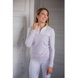 Polo PENELOPE - Debbie Branco / rosa