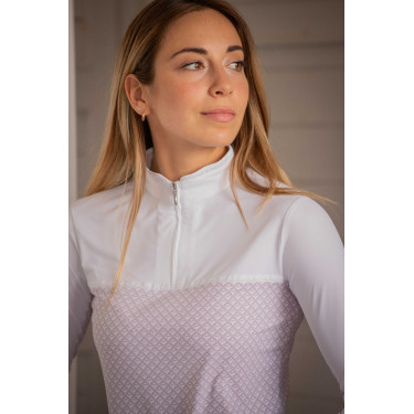 Polo PENELOPE - Debbie Branco / rosa Polo PENELOPE - Debbie Branco / rosa