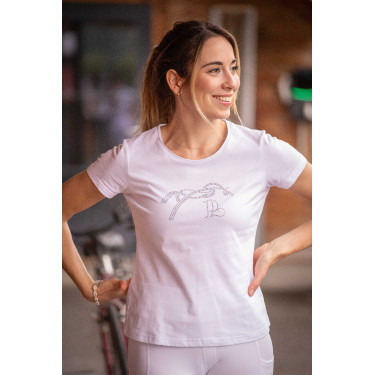 T-shirt Pénélope Iconic Strass Branco