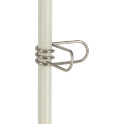 Isolador Master clip inox AKO 12 mm