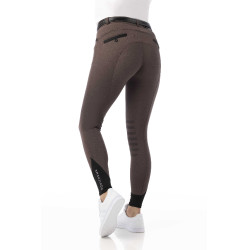 Calça Equithème Safir Marrom / preto Castanho Calça Equithème Safir Marrom / preto Castanho