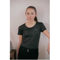 Camiseta Tecty Pénélope de mangas curtas Cinzento Camiseta Tecty Pénélope de mangas curtas Cinzento