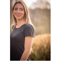 Camiseta Pénélope Techty de mangas curtas Cinzento