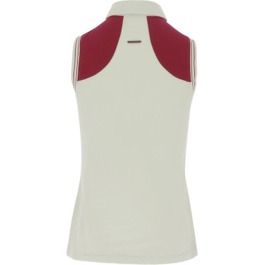 Polo piqué sem mangas Equithème feminino Polo piqué sem mangas Equithème feminino