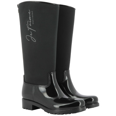 Botas de chuva Equithème Je t'aime Preto Botas de chuva Equithème Je t'aime Preto