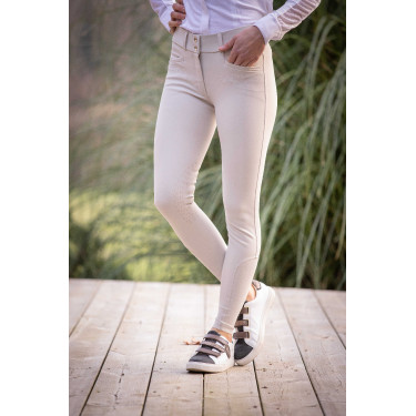 Calça de equitação Pénélope Majestic Bege