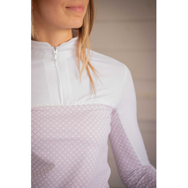 Polo PENELOPE - Debbie Branco / rosa Polo PENELOPE - Debbie Branco / rosa
