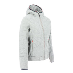 Casaco Softshell Equithème Mona Cinza mesclado Cinzento