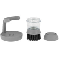 Escova aplicadora de shampoo Hippotonic Cinzento