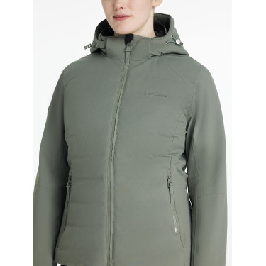 Casaco Híbrido Impermeável LeMieux Brooke feminino Alecrim Casaco Híbrido Impermeável LeMieux Brooke feminino Alecrim