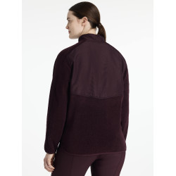 Casaco polar híbrido LeMieux Clara Ameixa escura Violeta Casaco polar híbrido LeMieux Clara Ameixa escura Violeta