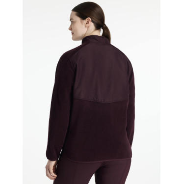 Casaco polar híbrido LeMieux Clara Ameixa escura Violeta Casaco polar híbrido LeMieux Clara Ameixa escura Violeta