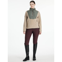 Casaco polar híbrido LeMieux Clara Ameixa escura Violeta