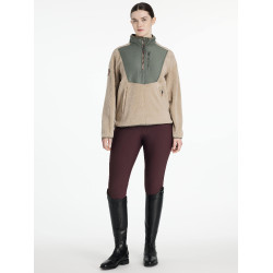 Casaco polar híbrido LeMieux Clara Alecrim Verde