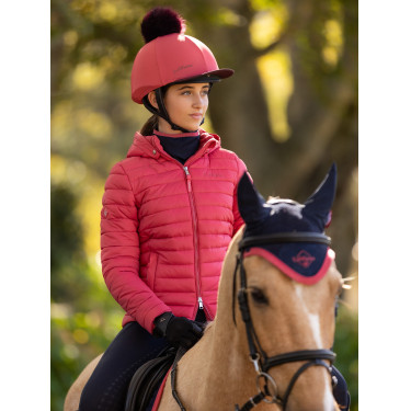 Casaco acolchoado com capuz LeMieux Milly Young Rider Arando Rosa