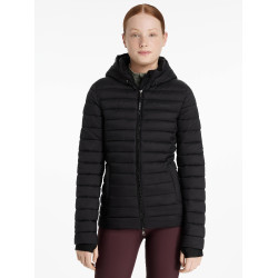 Casaco acolchoado com capuz LeMieux Milly Young Rider Preto