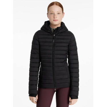 Casaco acolchoado com capuz LeMieux Milly Young Rider Preto