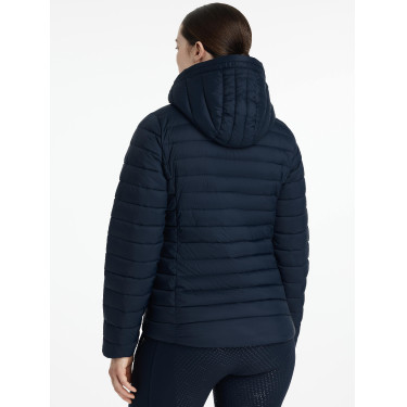 Casaco acolchoado com capuz LeMieux Tilly feminino Casaco acolchoado com capuz LeMieux Tilly feminino