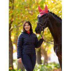 Casaco acolchoado com capuz LeMieux Tilly feminino Marinho Azul-marinho