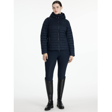 Casaco acolchoado com capuz LeMieux Tilly feminino Casaco acolchoado com capuz LeMieux Tilly feminino