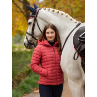 Casaco acolchoado com capuz LeMieux Tilly feminino Arando Rosa