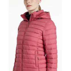 Casaco acolchoado com capuz LeMieux Tilly feminino Arando Rosa