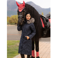 Casaco comprido impermeável LeMieux Anya Alpino Castanho