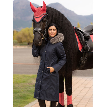 Casaco comprido impermeável LeMieux Anya Marinho Azul-marinho