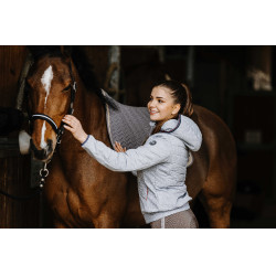 Casaco Softshell Equithème Mona Cinza mesclado Cinzento