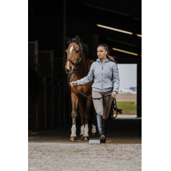 Casaco Softshell Equithème Mona Cinza mesclado Cinzento