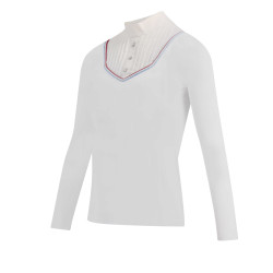 Polo Equithème Cabourg lange mouwen Branco