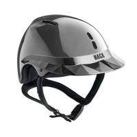 Capacete de equitação NACA Gravity S carbono Cinza grafite / preto