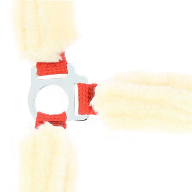 Cabeçada Norton com forro completo de lã sintética Vermelho / cru