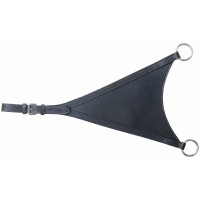 Forquilha de martingala completa em couro T de T Havana escuro Castanho