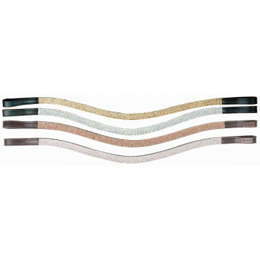 Frontal strass 4 fileiras T de T Frontal strass 4 fileiras T de T