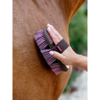 Escova LeMieux Flexi macia Cranbery Escova LeMieux Flexi macia Cranbery