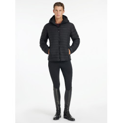 Casaco acolchoado com capuz LeMieux para homem Preto