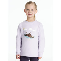 Camisola de manga comprida Mini LeMieux Poppy Lilás Violeta Camisola de manga comprida Mini LeMieux Poppy Lilás Violeta